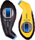 SAFELIFE Digital Tire Pressure Gauge 150 PSI 4 Settings with Backlit LCD and Non-Slip Grip (2package)