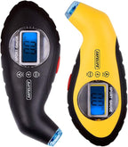 SAFELIFE Digital Tire Pressure Gauge 150 PSI 4 Settings with Backlit LCD and Non-Slip Grip (2package)