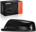 A-Premium Passenger Side Rearview Mirror Cover Cap - Compatible with Chevrolet Malibu 2013-2015, Malibu Limited 2016 - Smooth Black, Without Turn Signal Hole