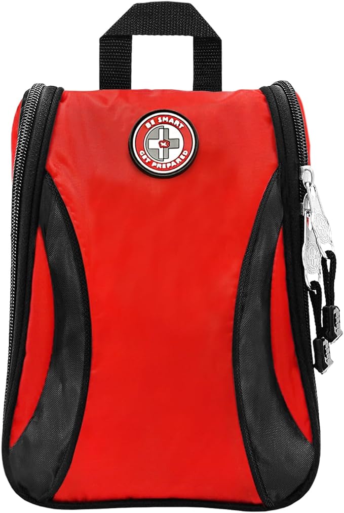 Be Smart Get Prepared 330 Piece First Aid Kit, All-Purpose: Clean, Treat, Protect Minor Cuts, Scrapes, Home, Office, Car, Sch