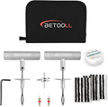 Tire Repair Kit, 24 Pcs Professional Heavy Duty Universal Emergency Flat Tire Repair Kit to Fix Punctures, for car Motorcycle