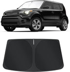 TINGLU Sun Shade for Kia Soul Base 2014-2019 Accessories Windshield Sun Shade Window Shade UV Rays Protection Sun Visor Cover with Steering Wheel Sunshade Storage Bag