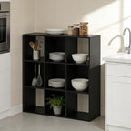 9 Cube Storage Organizer, Reversible Bookcase Shelf, Open Cube Bookshelf, Large Modern Storage for Living Room, Bedroom & Off
