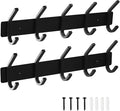 VAEHOLD Wall Hooks, Heavy Duty Aluminum Towel Hooks for Hanging Coat, Hat, Key, Clothes, Closet Hook Wall Mount for Kitchen, 