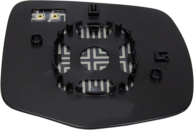 TRQ Driver Side Heated Mirror Glass with Backing Plate Compatible with 2016-2018 Honda Pilot, 2017-2019 Honda Ridgeline HO132