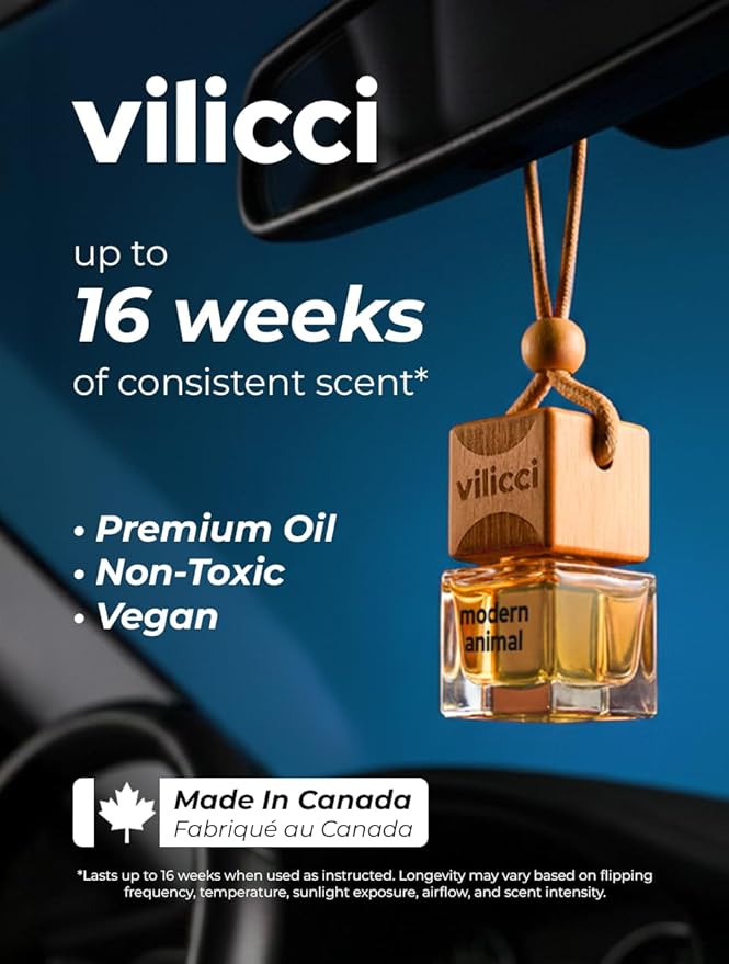 Vilicci Car Air Freshener | Luxurious Auto Perfume | Premium Hanging Air Freshener | Long Lasting Fragrance for Auto and Home