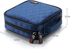 CCidea 40 Capacity CD/DVD Case Holder Portable Disc Wallet Storage Binder Nylon Cd Bag (Blue)