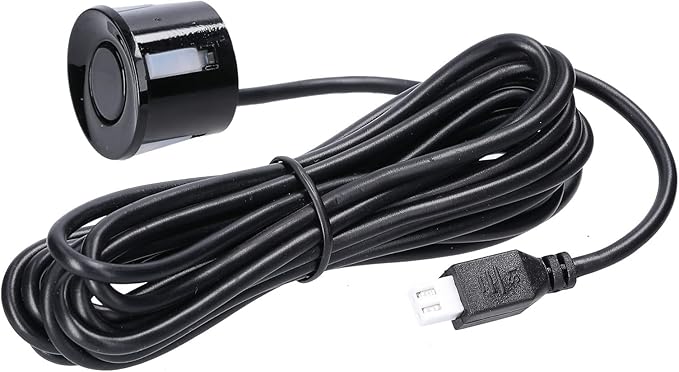 Shkalacar Car Parking Sensors, 8 Sensors Kit Parking Sensors, LCD Distance Display Acoustic Car Reverse Backup System, LED Light Distance Display Warning Buzzer