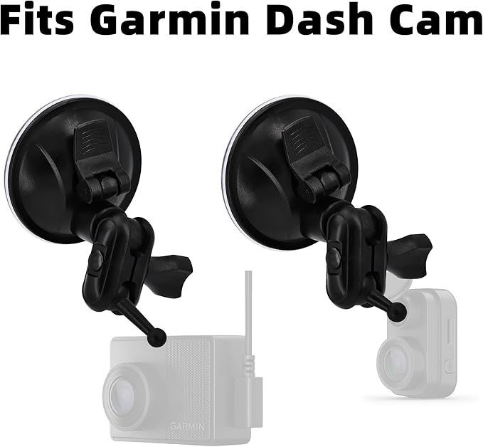 for Garmin Truck RV GPS Mount dezl OTR1020 820 720 620 RV 1095 895 795 Overlander DriveSmart 86 76 66 & for Car GPS Nuvi Holder & for Garmin Dash Cam Windshield Mount (6 Ball Head)