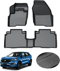 KUST Floor Mats for Ford Edge 2015-2024, All Weather Floor Liners TPE Rubber Mats Ford Edge Accessories High Edge