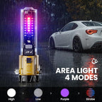 Car Flashlight Emergency Kit, 3000LM Flashlight with Window Breaker & Seatbelt Cutter, Multifunctional Safety Hammer for Vehi