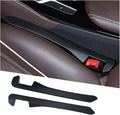 2PCS Car Seat Gap Filler,Flexible in between Car Seat Catcher for Tightly Filling Seats Gaps,Universal Cars Console Catcher Interior Cars Accessories for Women & Men (Black)