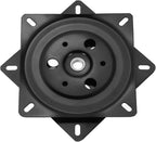 uxcell 6" Bar Stool Swivel Replacement, 360° Rotation Lazy Susan Turntable, Square Semi-Ball Bearing Seat Swivel Base Mount P