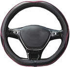 Mayco Bell Flat Bottom Steering Wheel Cover Anti-Slip,Safety,Soft,Breathable,Durable,Full Surround,Comfortable Grip Microfibe