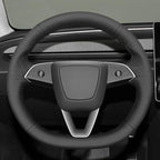 MEWANT DIY Stitching Steering Wheel Cover Wrap for Tesla Model 3 Highland 2023-2025/Model Y 2025 Highland for Tesla Model 3/Model Y Accessories