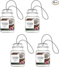 Yankee Candle Car Jar Ultimate, Coconut Beach, 0.96 OZ (Pack of 4)
