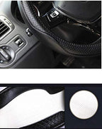 Mayco Bell Flat Bottom Size Steering Wheel Cover Anti-Slip,Safety,Soft,Breathable,Durable,Full Surround,Comfortable Grip Micr