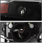 [ Model for Chevy for Malibu Hybrid/L/LS/LT/Premier 16-18 Headlight Headlamp Right Passenger Side Black-Housing Clear-Lens