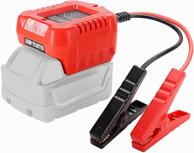 Jump Starter Compatible with Milwaukee 18V Batteries - Portable 11AWG 1.2FT Jumper Cable Kit, Car Jump Starter for Vehicle Batteries (Battery Not Included)