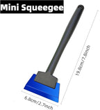 Window Film Application Kit Car Tinting Tools, Vehicles Wrap Kit with Magnetic Felt Squeegee, Mini Rubber Squeegee and 9mm Utility Knife, Ideal for PPF, Decals, Graphics, Vinyl
