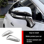 Car Accessories Fit for Toyota VENZA 2021 2022 2023 2024 Car Door Side Rearview Mirror Cover Trim (Chrome) 2PCS ABS