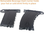 WFLNHB Cup Holder Divers and Passenger Side Black Retractable Replacement for E90 E91 E92 E93 51459173469 51459173463