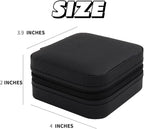 KElofoN Jewelry Case & Box Organizer - Small, Mirrored, for Girls & Women (Black-5)
