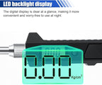 Digital Tire Pressure Gauge 230 PSI, Stainless Steel Dual Head Tire Gauge for Truck RV, Heavy Duty Tire Pressure Gauge with Backlit LCD and Flashlight for Easy and Accurate Reading