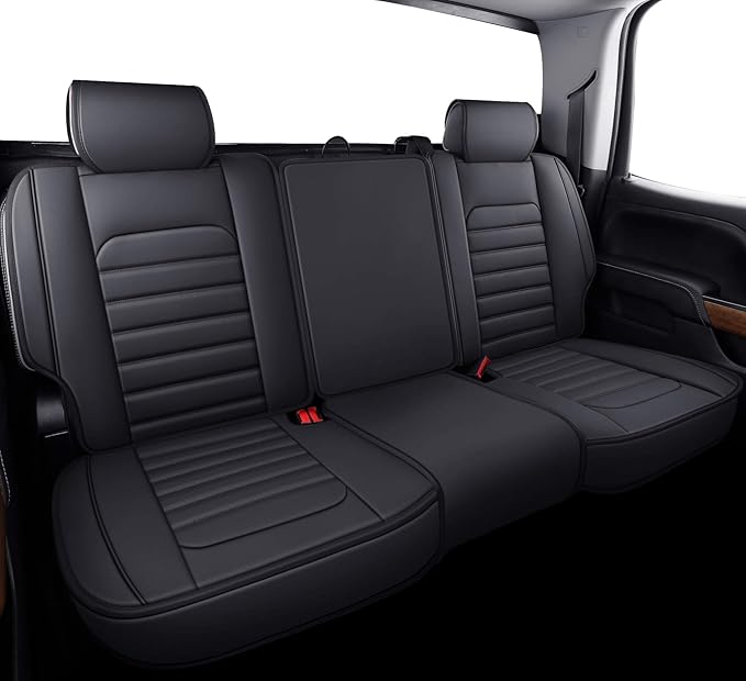 YIERTAI for Chevy Chevrolet Silverado GMC Sierra Car Seat Covers Fit 2007-2023 2024 2025 2026 1500/2500/3500HD Truck Waterpro