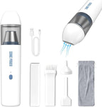 Portable Cordless Car Vacuum, 15000Pa High Suction Handheld Vacuum Cleaner, 2-in-1 Vacuum & Blower, with 4 Attachments & Port