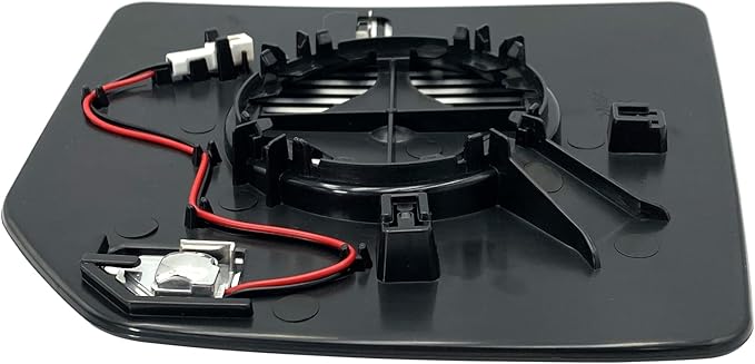 Ford F150 Right Side Heated Blind Spot Detection System Mirror - Convex Glass with Rear Holder