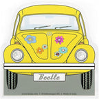BRISA VW Collection - Volkswagen Polycarbonate Ice Scraper Windshield Scraper Snow Remover Winter Car Accessory in Beetle Design (Front/Yellow)