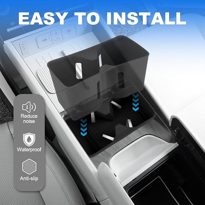 Cup Holder Insert Compatible with Hyundai Santa Fe 2024 2025, Center Console Water Drink Limiter Holder Fit for Hyundai Santa