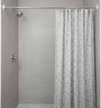 trust4care Heavy-Duty White Tension Closet Rod Holders & Shower Curtain Rod Brackets (Adjustable 1"/1-1/2" Rods) – Deep 0.75"