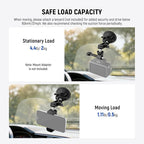 NEEWER Suction Cup Phone Holder & Camera Mount Compatible With GoPro DJI Insta360 iPhone, Car Phone Mount with Action Camera Adapter 360° Magic Arm for POV Windshield Glass Vlog Video Recording, CA158