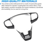 Autorder Custom Fit for Accessories Ford Bronco Sport (CX430) 2021 2022 2023 2024 2025 Carbon Fiber Steering Wheel Panel Trim Cover Automotive Interior Accessories Decoration