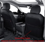 EKR Sienna Seat Covers for 2011-2020 Toyota Sienna XLE,Limited,Limited Premium,7 Seats,2nd Row Captain Seats W/Legrest,Seat C