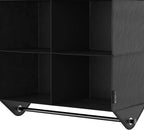 ClosetMaid 4-Shelf Fabric Hanging Closet Organizer with Garment Rod for Shirts, Sweaters, Pants, Hats, Shoes, Purses with Cha