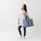 SCOUT Original Deano Tote Large - Durable Lightweight Open Top Beach, Pool & Lake Bag, Inside Zip Pocket, Folds Flat