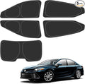 D-Lumina Rear ＆ Side Window Sun Shade for 2018 2019 2020 2021 2022 2023 2024 Toyo-ta Camry Accessories, Windshield Sunshade Sun Visor Protector Blocks UV Rays Heat, Foldable 2 Layers 210T Material