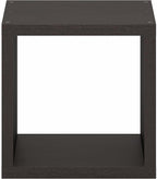 Furinno Cubicle Book Shelf, Stackable Bookshelf, Cube Storage Organizer Bookcase with Open Back, Extra Thick, 15.8" x 15.8" x