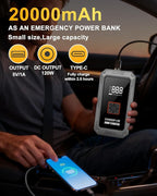M1 Car Battery Jump Starter with Air Compressor 4500A 150PSI (9.0 L Gas/8.0L Diesel) Portable Car Jump Starter Power Pack