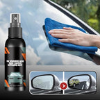 Car Windshield Spray Water Repellent Antifogging Agent, Car Glass Anti-Fog Rainproof Agent Kit, 100ml Nano Rain Remover for W