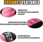 Bling Soft Leather Steering Wheel Cover, 15 Inch Colorful Rhinestones Auto Elastic Protector with Crystal Diamond for Women G