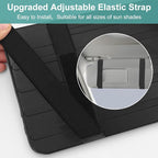 Sun Visor Organizer, Multi-Pocket Auto Visor Organizer for Car, SUV and Truck, Card Holder Glasses Holder for Car Interior Accessories Car Organizers And Storage, Blue