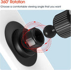 sincetop Car Phone Mount with Lock Hook, Horizontal Vent Fin Holder, One Hand Quick Mount & Release