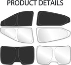 D-Lumina Rear ＆ Side Window Sun Shade for 2018 2019 2020 2021 2022 2023 2024 Toyo-ta Camry Accessories, Windshield Sunshade Sun Visor Protector Blocks UV Rays Heat, Foldable 2 Layers 210T Material