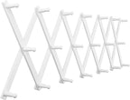 SKOLOO Hat Rack for Wall with 20 Hooks, Solid Wooden, Modern, Expandable Coat Rack Wall Mount for Coats, Hats, Bags, Baseball
