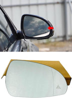 CAMIL Blind Spot Mirror Glass, Lens Heated Exterior Mirror Replacement Glass Compatible with Mercedes Benz W206 C/W214 E/W223 S/X254 GLC Class (Right Passenger Side)