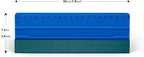 FOSHIO 8 Inch Felt Squeegee for Vinyl wtih Ruler 20CM 4 Round Corners Universal Card, Window Tint Film Installing Hard Blue PP Car Vinyl Wrap Scraper Tool